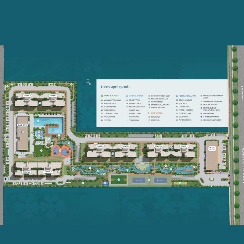 SOBHA RIVANA Site Plan